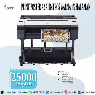 Poster Albatros warna A1, A2, A3,A0,